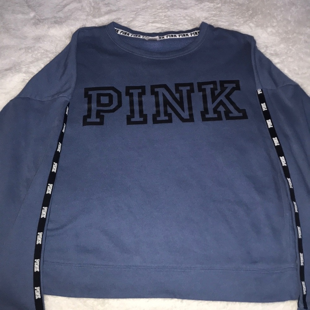 Blue pink sweater